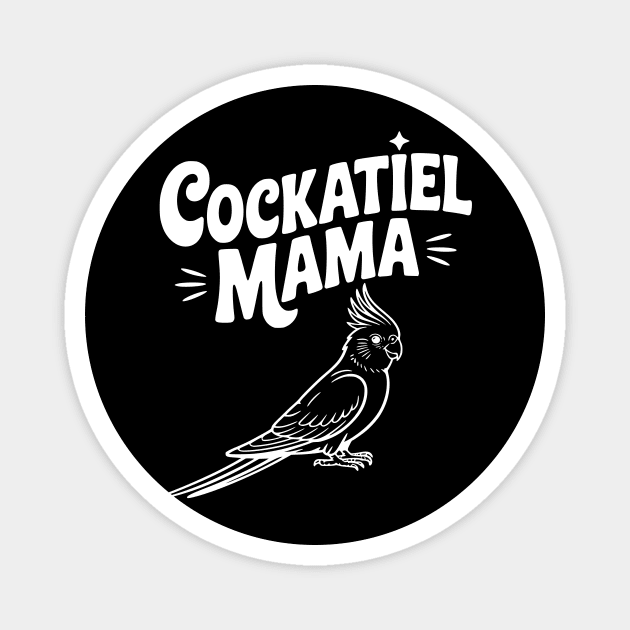 Cockatiel Mama Magnet by Frank Ring